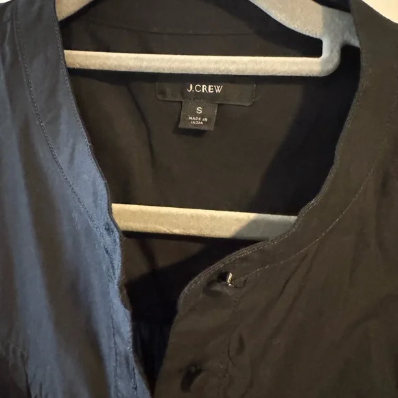 J. Crew puff-sleeve 100% cotton poplin shirtdress - small - Picture 2 of 4